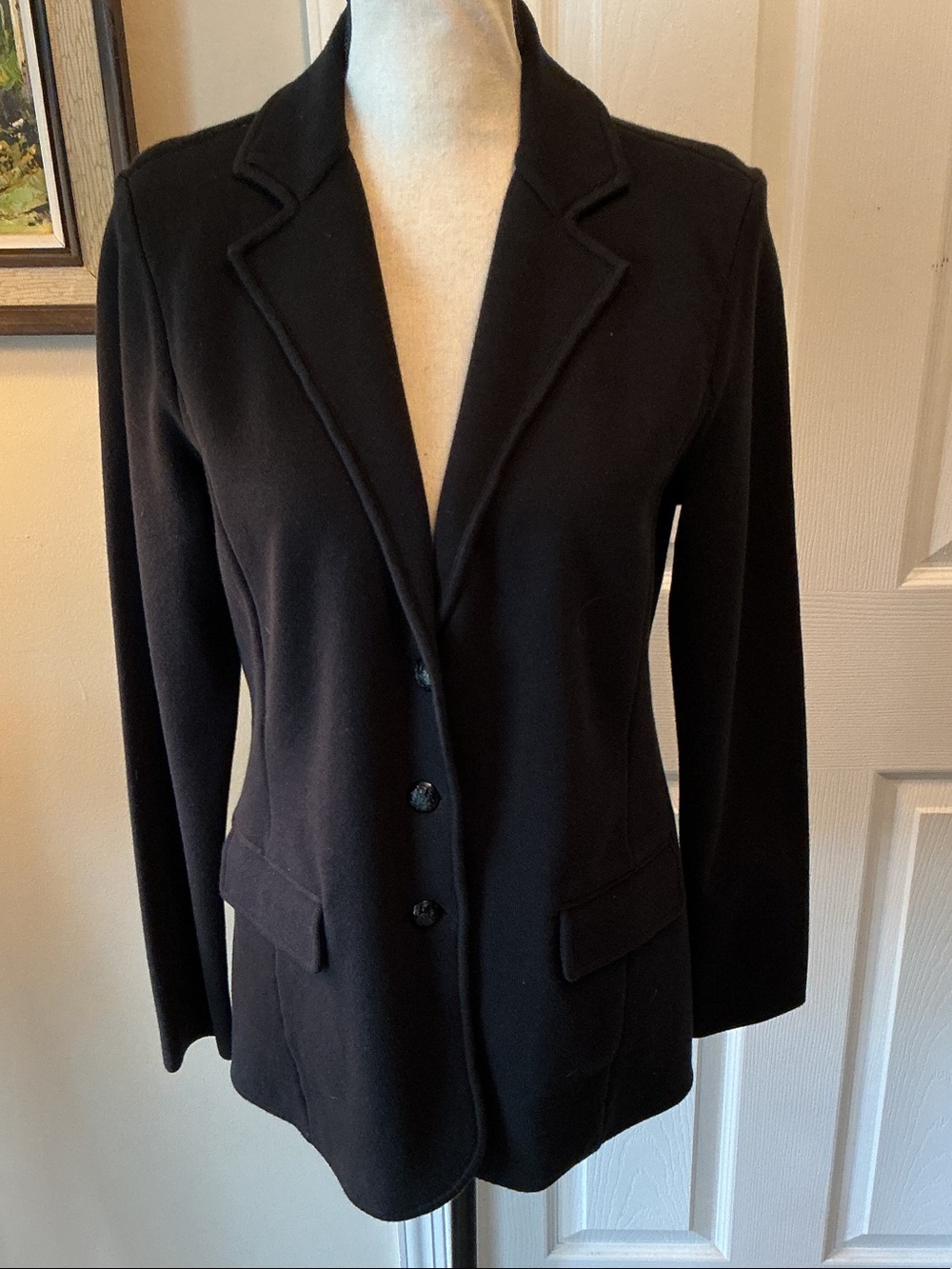 NWT Lauren Ralph Lauren Black Women's Tailored Blazer Jacke
